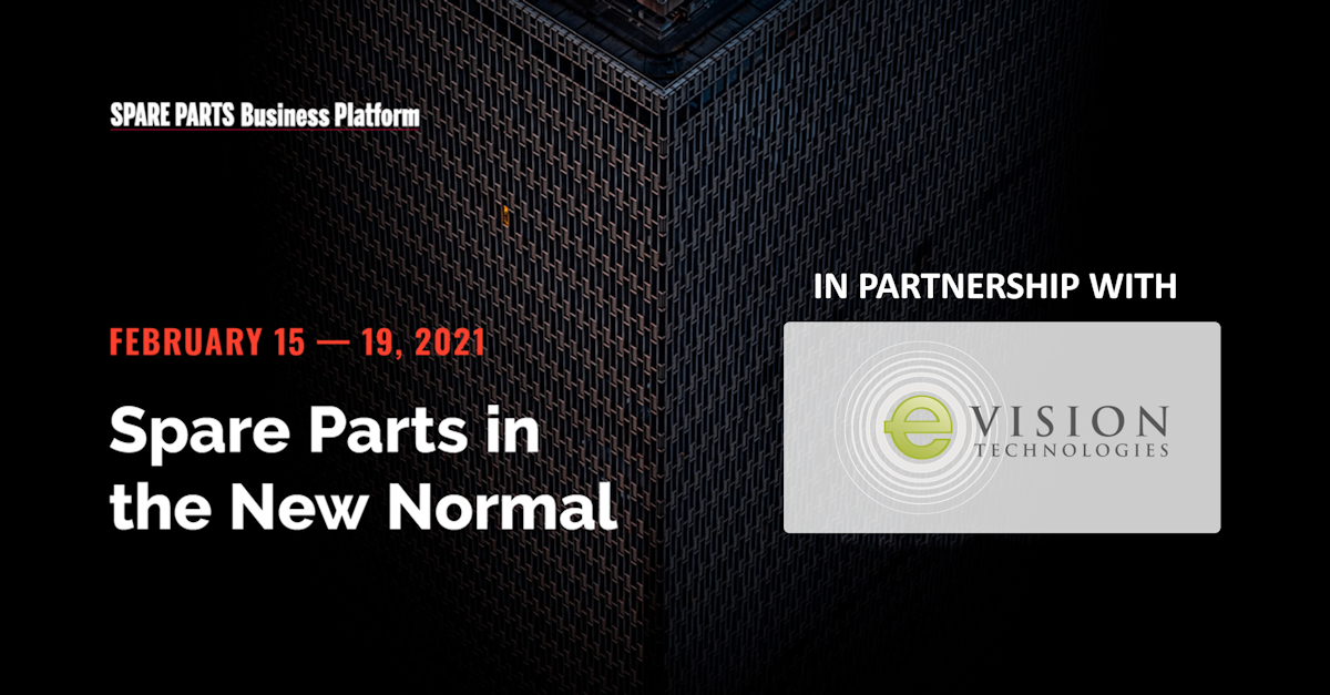 Spare parts business platform banner February 15 to 19 2021